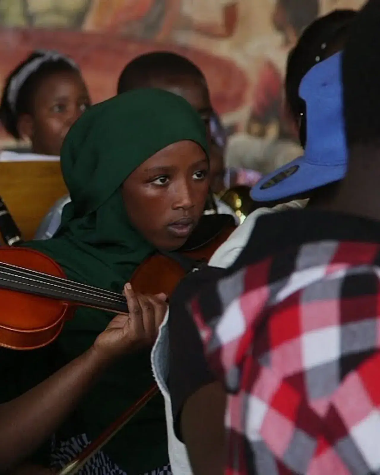School music day event with students gathered — Concerto Music Place school-music-day adjudication